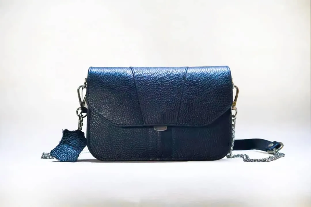 Black Leather Shoulder Bag