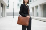 Athena leather office bag – Bild 5